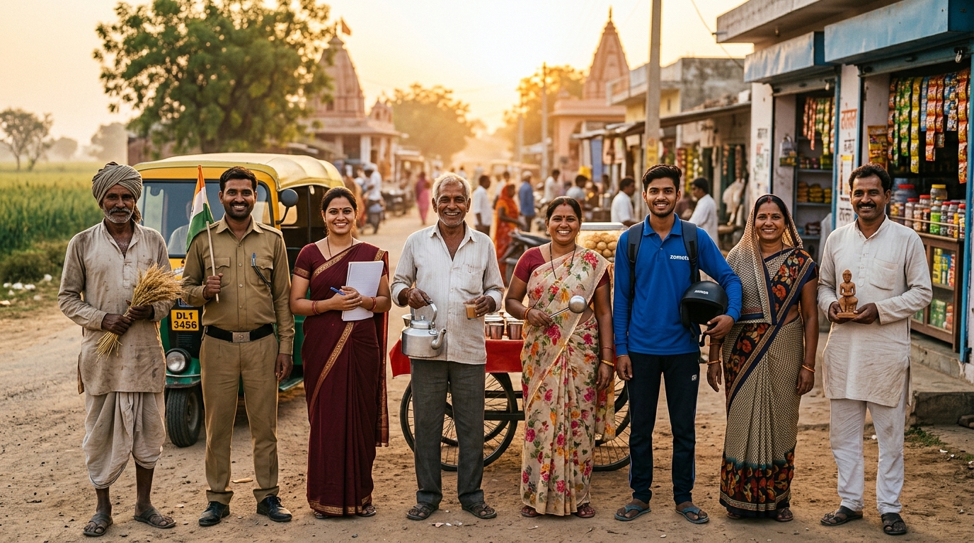 Diverse Indian People